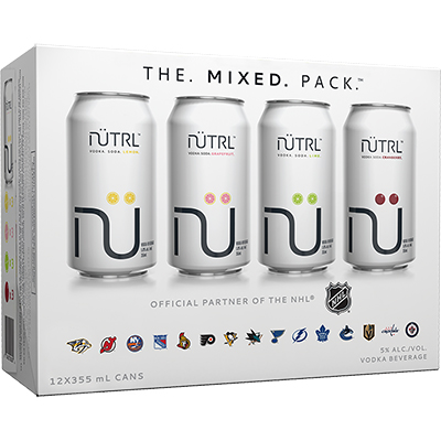 G AND W - NUTRL VODKA SODA MIXED PACK CAN