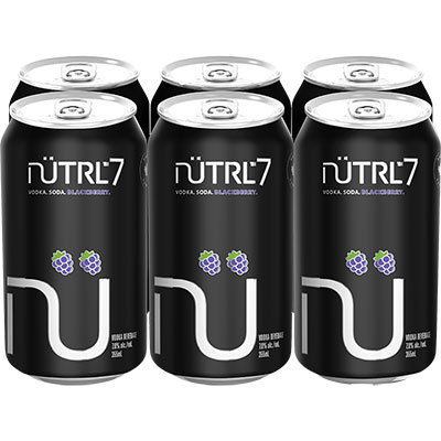 G AND W - NUTRL7 VODKA SODA BLACKBERRY CAN