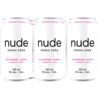 NUDE VODKA SODA - RASPBERRY LEMON CAN