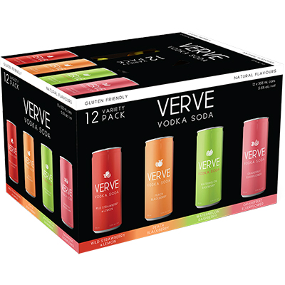 VERVE - VODKA SODA MIX PACK CAN