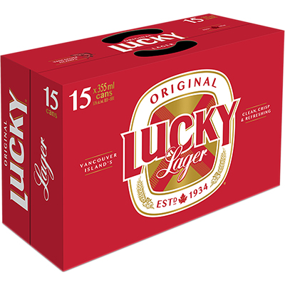 LABATT - LUCKY LAGER CAN