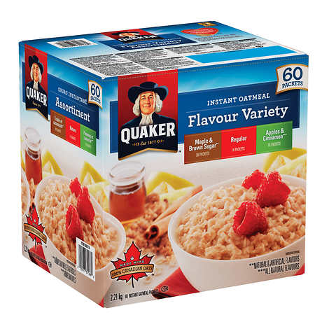 QUAKER - INSTANT OATMEAL PACK OF 66