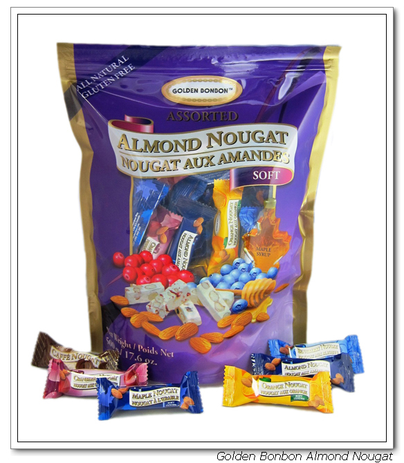GOLDEN BONBON - ASSORTED ALMOND NOUGAT 500g