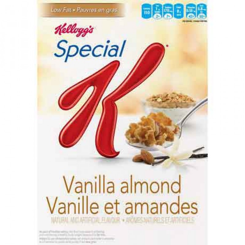 KELLOGG - VANILLA ALMOND CEREAL 890g
