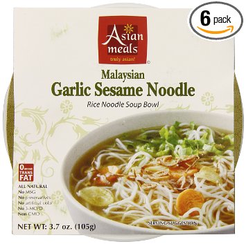 ASIAN MEALS - ASST NOODLE BOWLS 6x105g