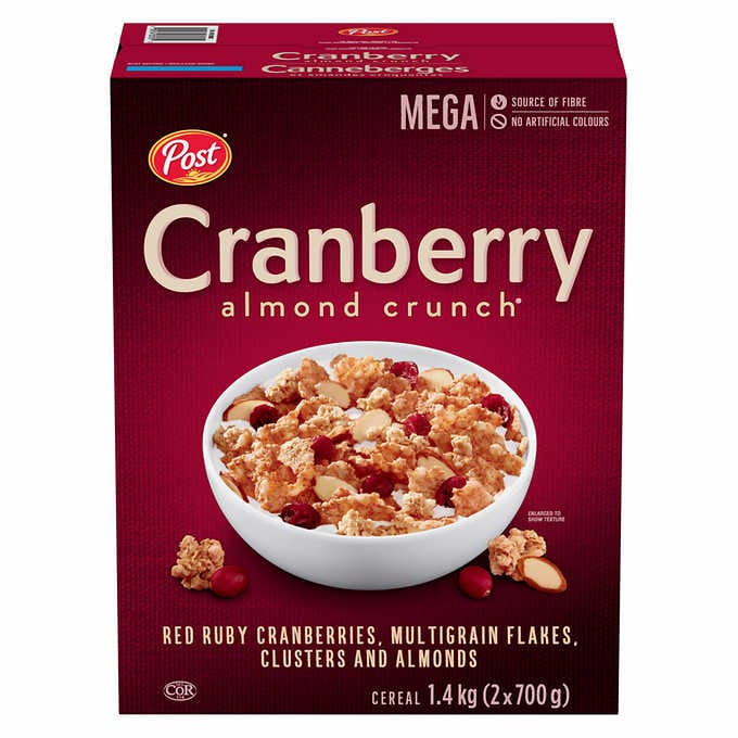 POST CRANBERRY ALMOND CRUNCH 1.4kg