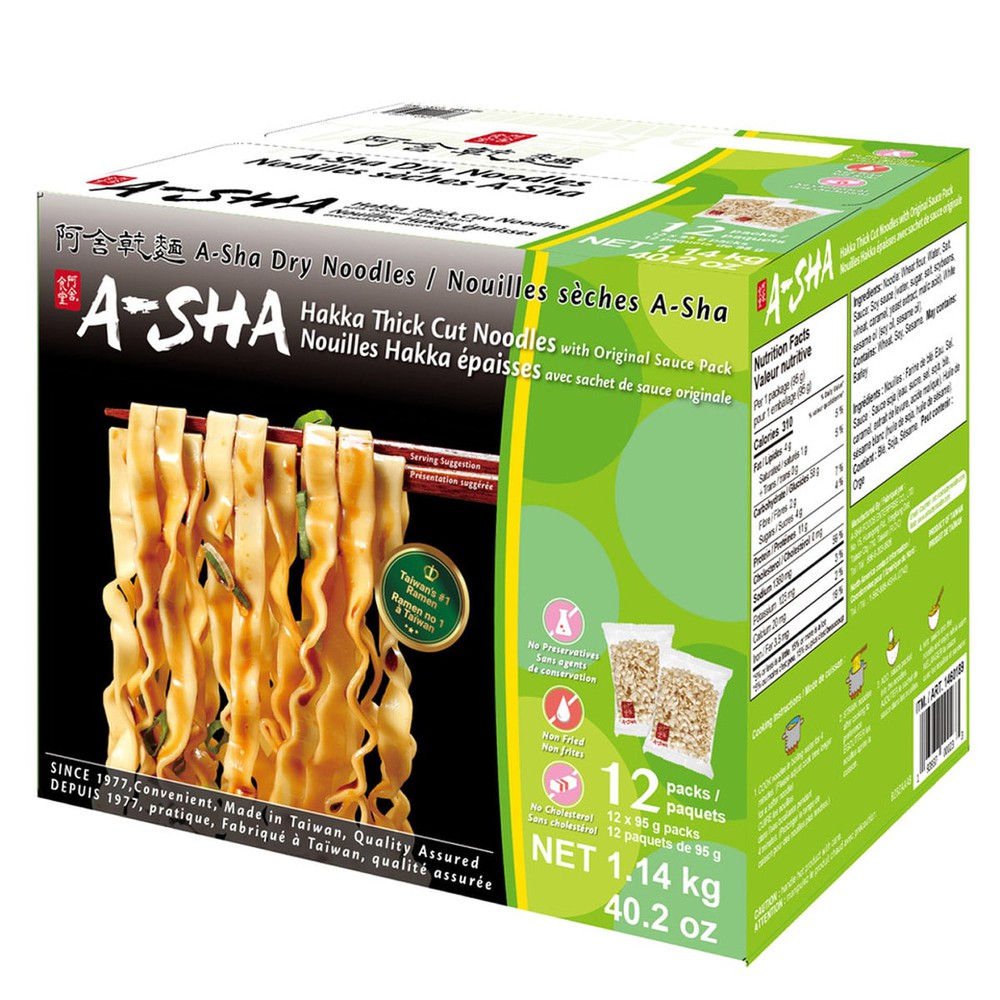 A-sha Hakka Original Noodles 12 X 95g