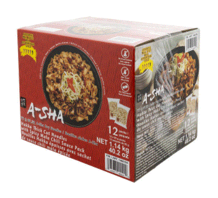 A-sha Hakka Spicy Noodles 12 X 95g