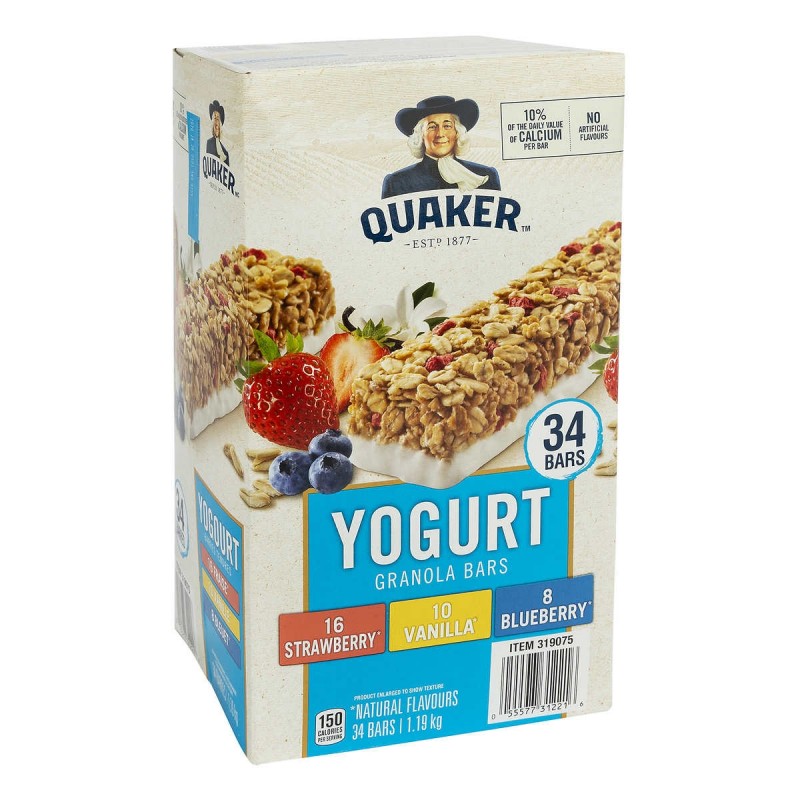 Quaker Chewy Yogurt Bars Pack Of 34