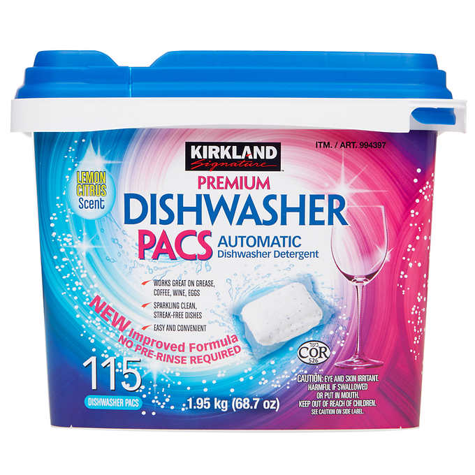 Kirkland Signature Dishwasher Pac 115 Count