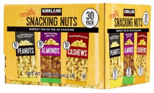 Kirkland Signature Variety Snacking Nuts, 30x45g