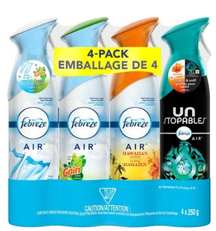 Febreze - Air Effects Variety Pack 4x250g