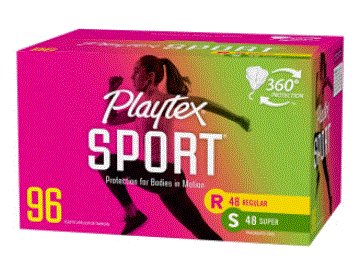 Playtex Sport Tampons Reg Pack Of 96