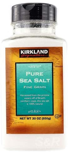 Kirkland Signature Fine Grain Sea Salt 850g