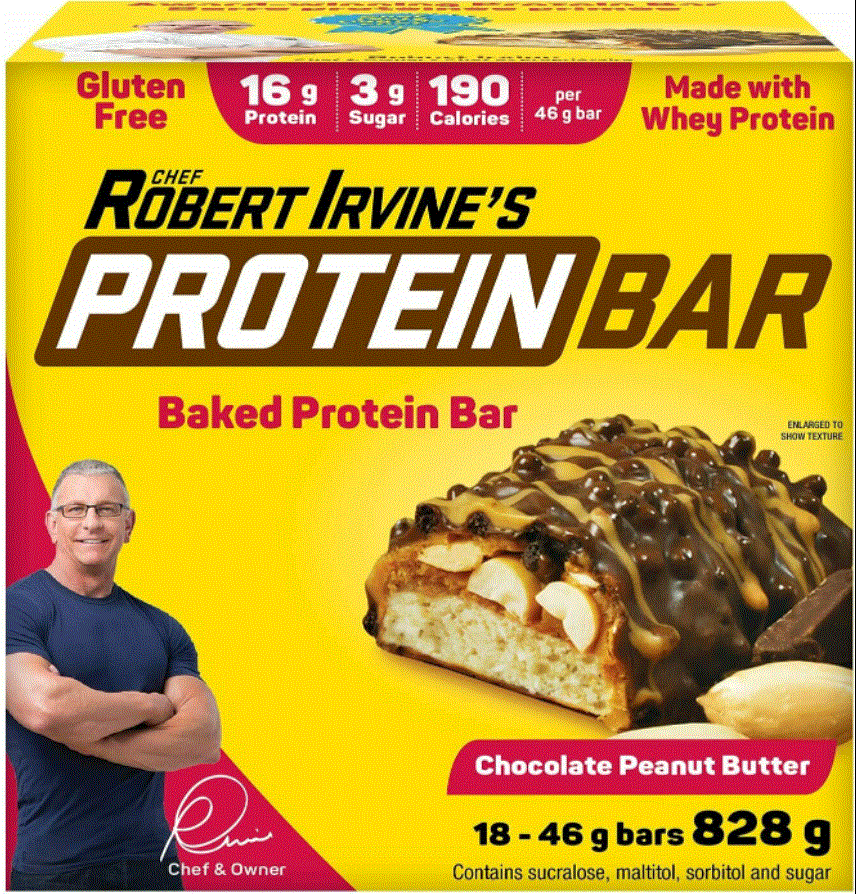 Chef Robert Irvine's Protein Bar 18x46g