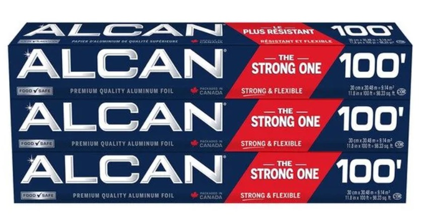 Alcan - Aluminum Foil Pk Of 3 30.5cmx30.4m