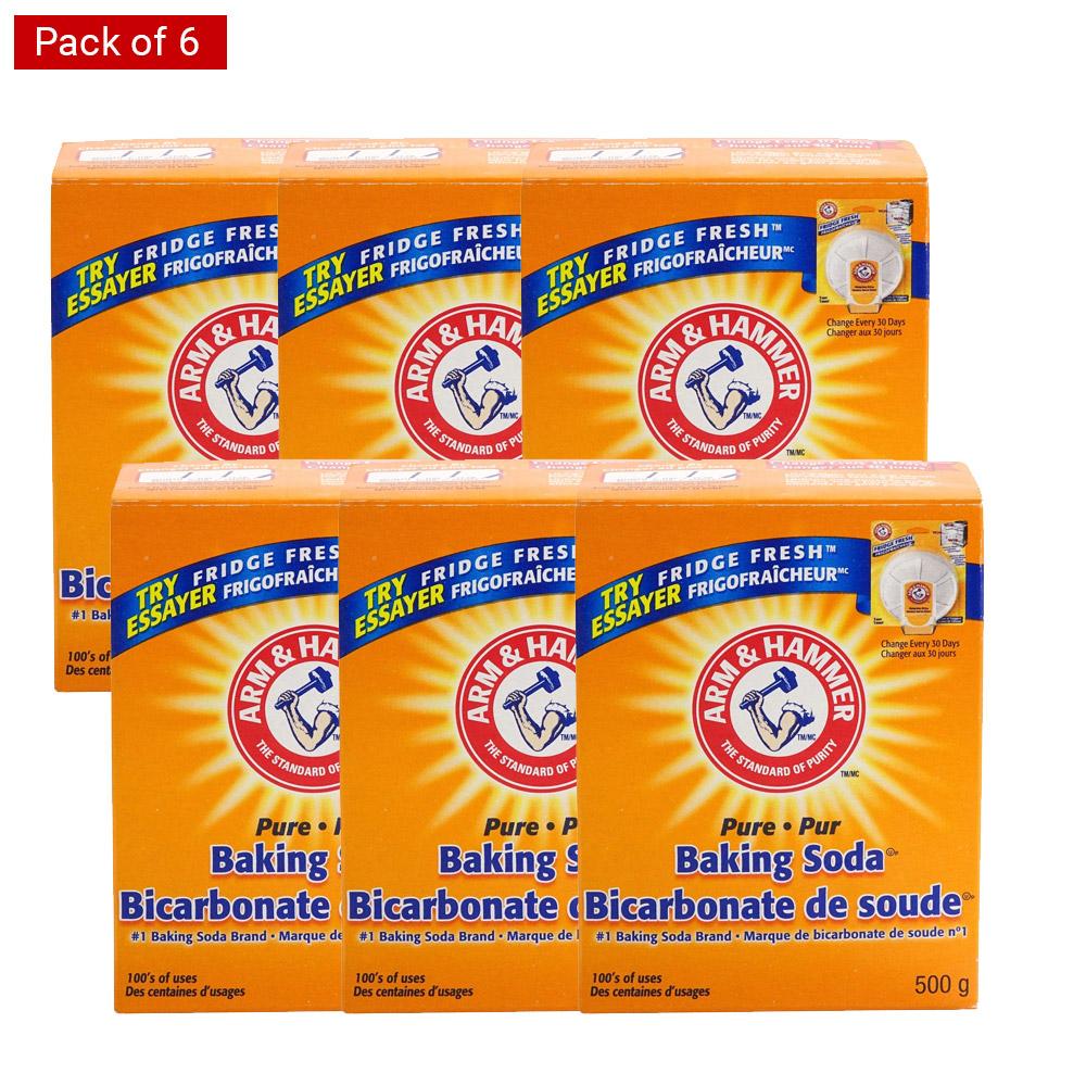 Arm And Hammer Baking Soda 6x500g
