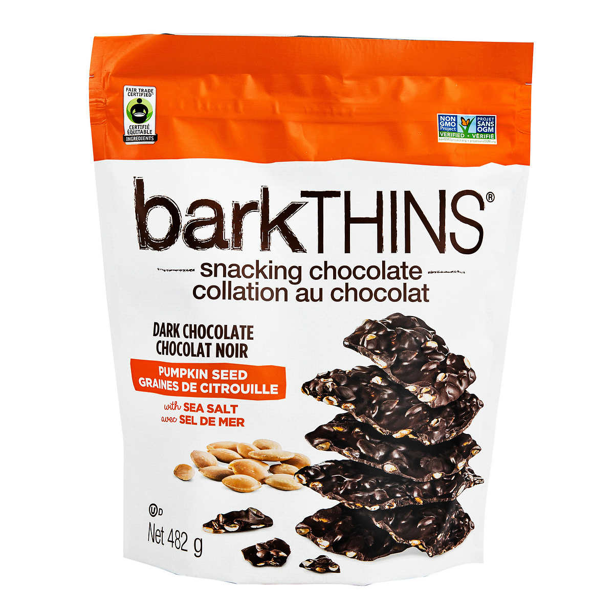 Bark Thins Dark Chocolate With Pumpkin Seed