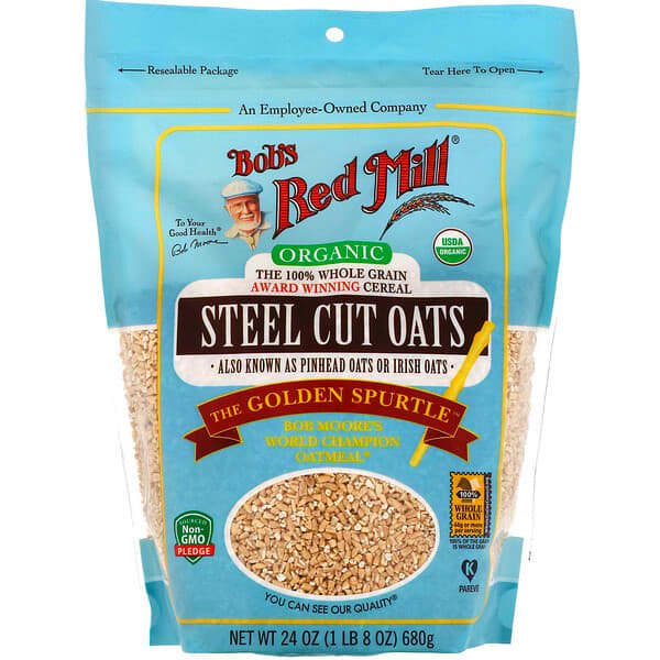 Bobs Red Mill - Org Steel Cut Oats 3.18kg