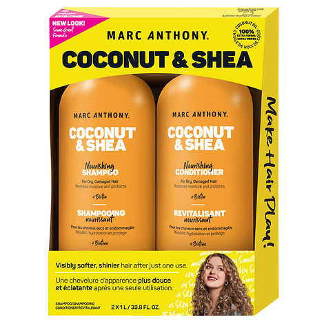 Marc Anthony Coconut Oil and Shea Butter Shampoo and Conditioner
