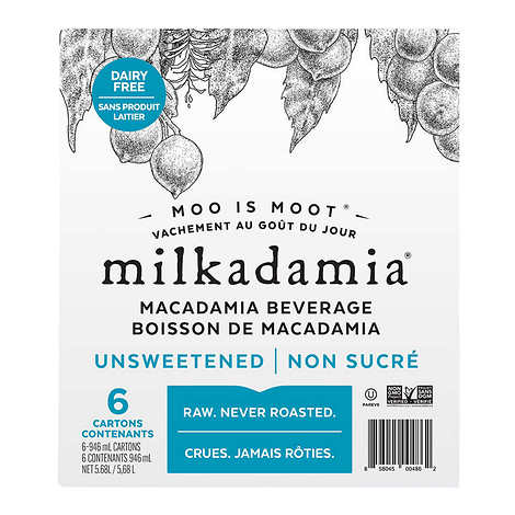 Milkadamia Macadamia Beverage 6 X 946ml