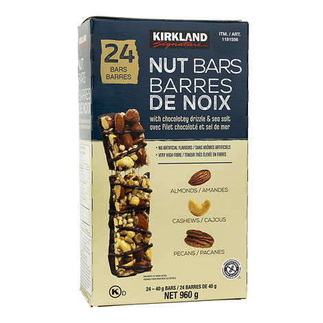 Kirkland Signature Nut Bars 24 X 40g