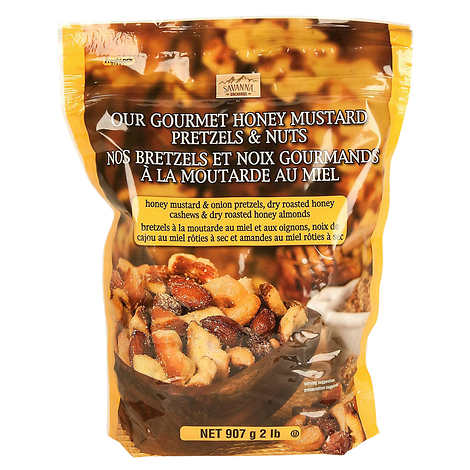 Savanna Orchards Gourmet Honey Mustard Pretzels & Nuts 907 g
