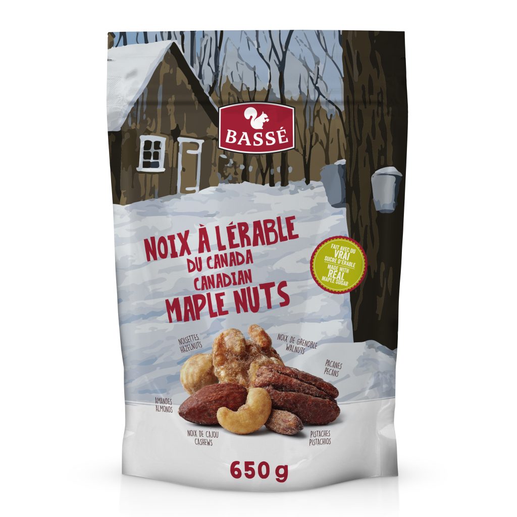 Basse Canadian Maple Nuts 650g