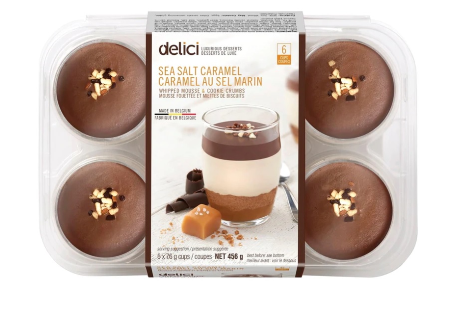 Delici Sea Salt Caramel Mousse 6 X 76g
