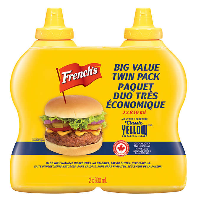French's - Yellow Mustard 2x830ml