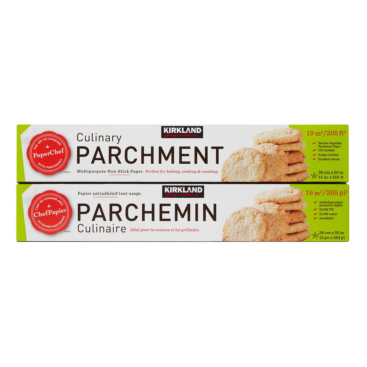 Kirkland Signature - Culinary Parchment 38cmx50m 2 Pack