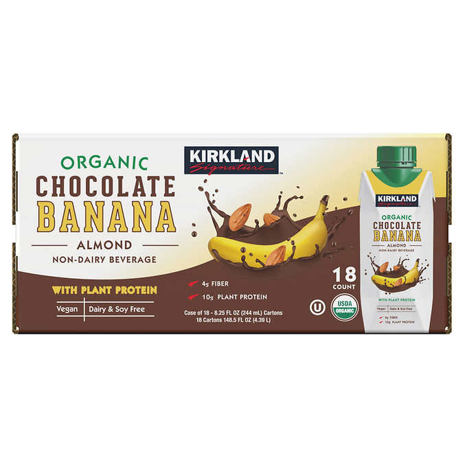 Kirkland Signature Choc Almond Banana Bev 18x244ml