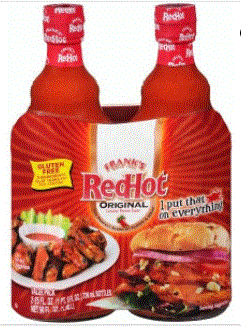 FRANK REDHOT CAYENNE PEPPER SAUCE 2 x 740ml