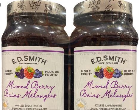 E.d. Smith Mixed Berry Spread 2 X 650ml
