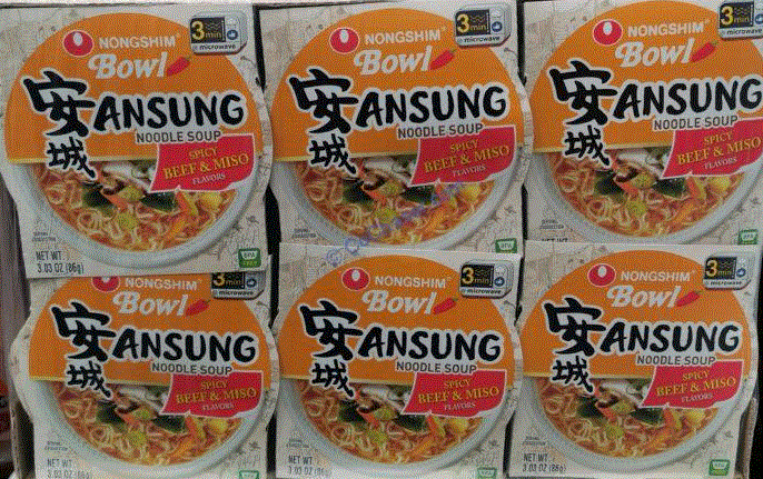 Nong Shim Ansung Miso Soup 18 X 86g