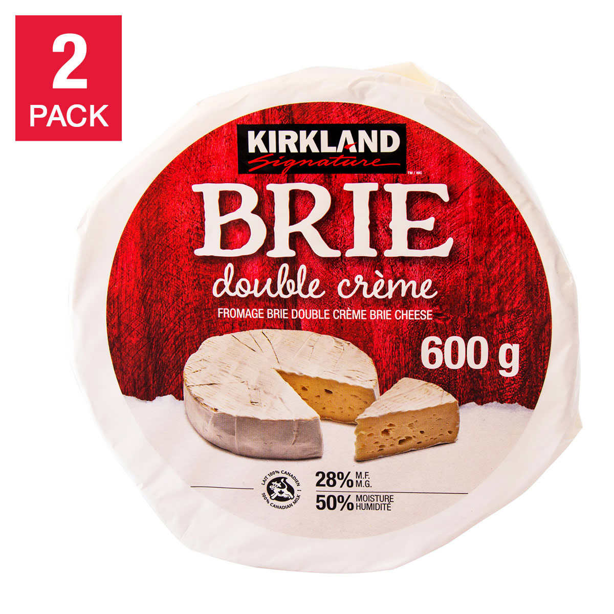 Kirkland Signature Double Cream Brie 600g