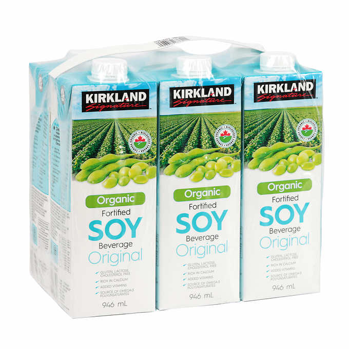 Kirkland Signature Organic Soy Drink 6 X 946ml