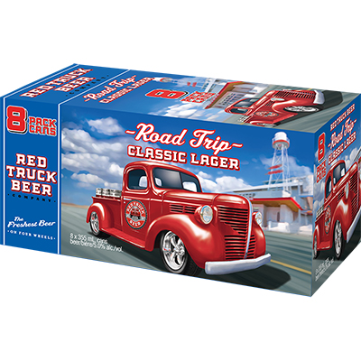 RED TRUCK - LAGER CAN