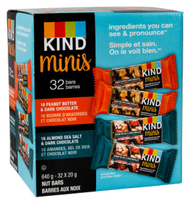 KIND Mini Bars Variety Pack 32 X 20g