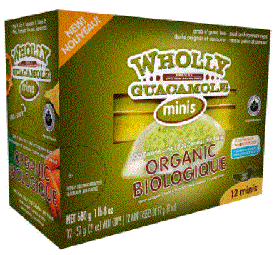 Wholly Guacamole Organic Mini Guacamole 12 X 57g