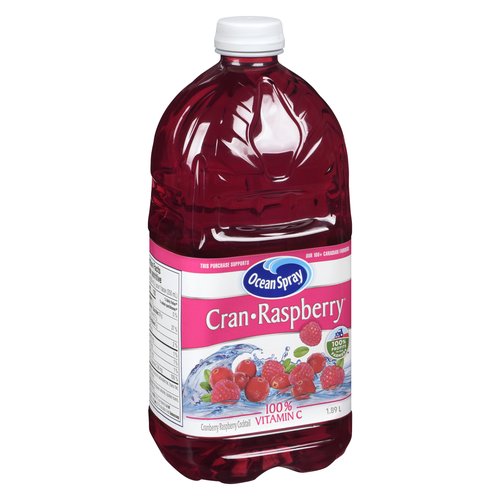Ocean Spray - Cran Rasp 100% Juice 3.78l