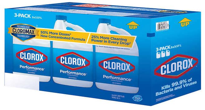 Ultra Clorox - Disinfecting Bleach 3x3.57l
