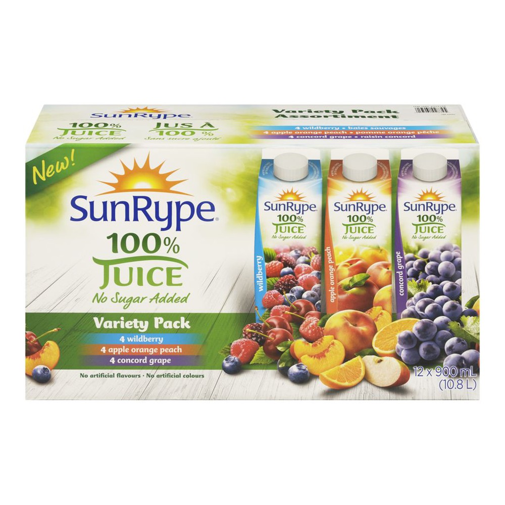 Sunrype - Variety Pack 12x900ml
