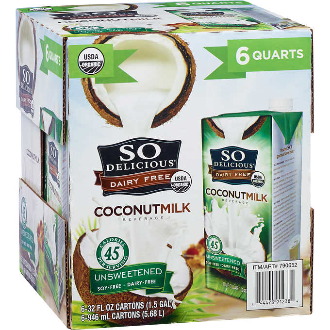 So Delicious - Organic Coconut Milk 6x946ml