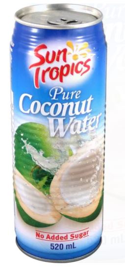 Sun Tropics Coconut Water 12 X 520ml