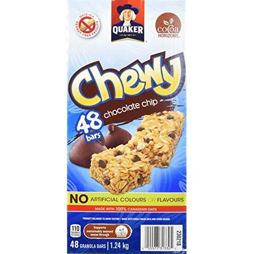 Quaker Chewy Chocolate Chip 48 X 26g