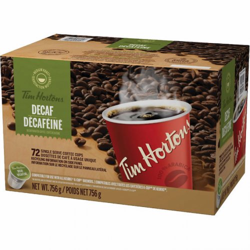 Tim Hortons Decaffeinated K - Cups 72 Count