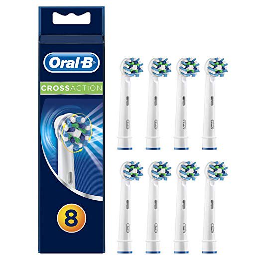 Oral-b Cross Action Brush Heads Pack Of 8
