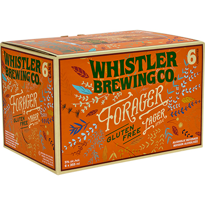 WHISTLER - FORAGER GLUTEN FREE LAGER CAN