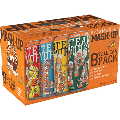 Steamworks - Mash-up 8 Tall Can Pack